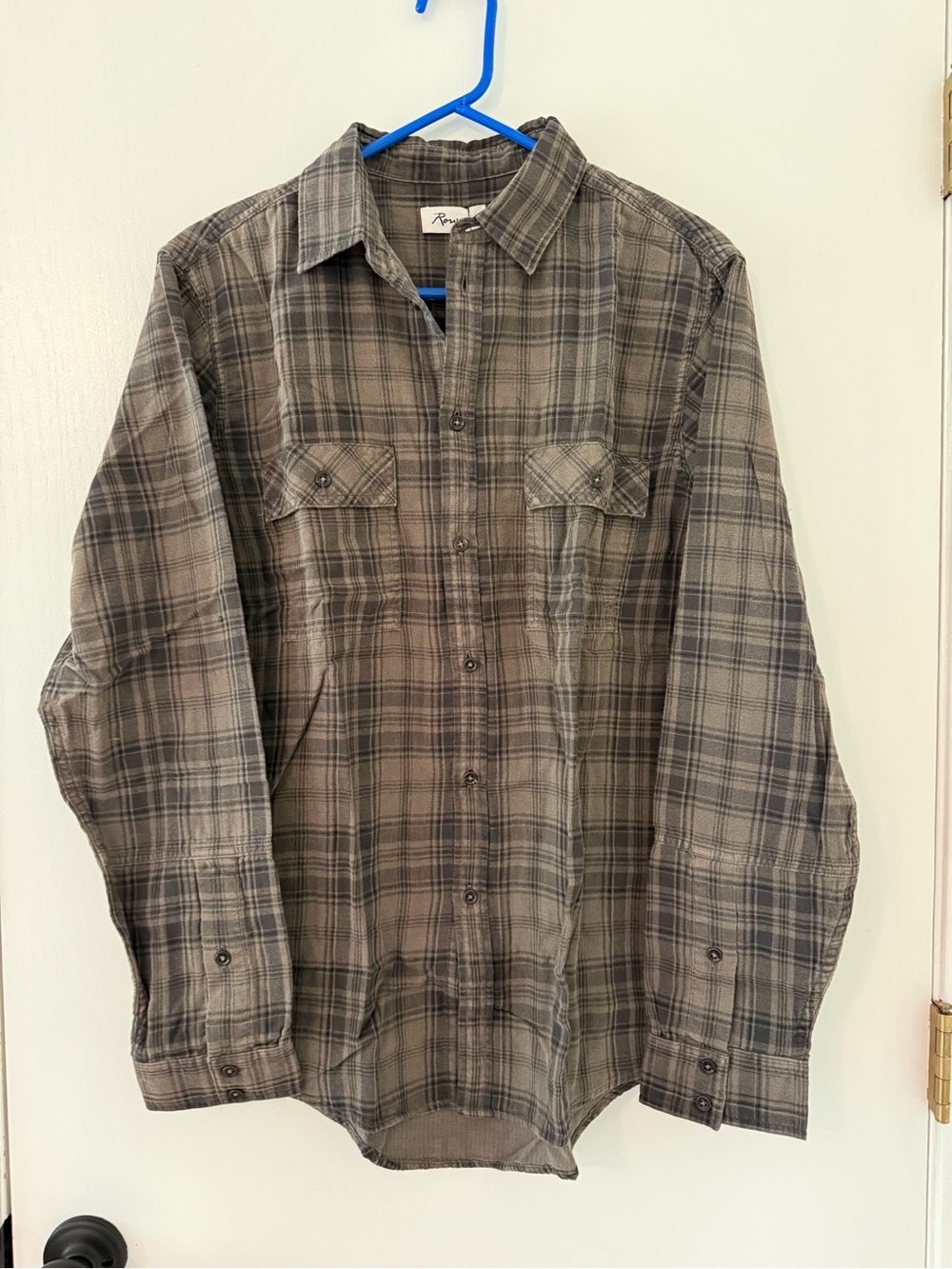 Rowan Redding Long Sleeve Plaid Long-Sleeve Button-Down